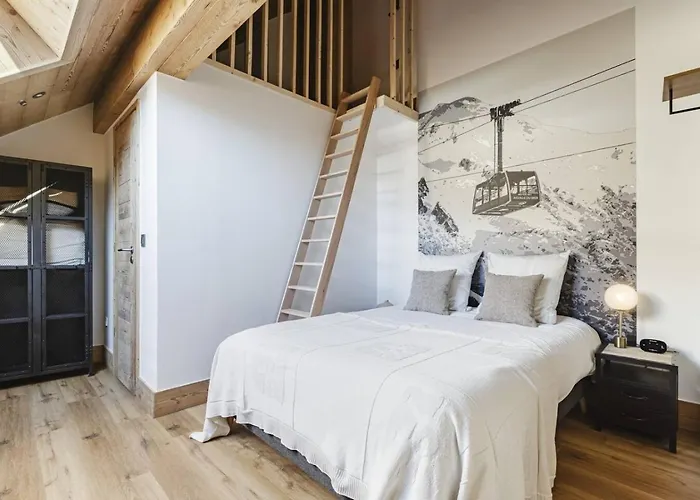 Ciel - Duplex 100m2 Centre Vues Parking 3ch 3sdb Appartamento Chamonix